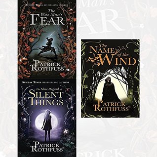 Kingkiller Chronicle Patrick Rothfuss Collection 3 Books Box Set -GiftBox(The Wise Man's Fear, The Slow Regard of Silent Things, The Name of the Wind)