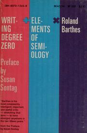 Writing Degree Zero & Elements of Semiology