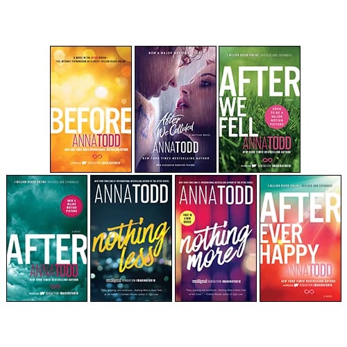 The After & The Landon Series 7 Books Collection Set By Anna Todd (After, After Ever Happy, After We Collided, After We Fell, Before, Nothing More & Nothing Less)