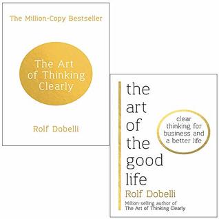 Art of thinking clearly and good life[hardcover] 2 books collection set