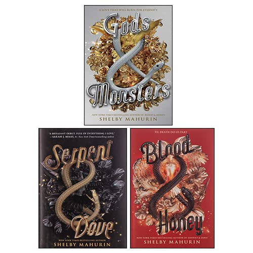 Shelby Mahurin 3 Books Collection Set (Serpent & Dove, Blood & Honey, Gods & Monsters)
