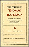 The Papers of Thomas Jefferson, Volume 16: November 1789 to July 1790