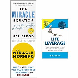 Miracle Equation, Miracle Morning, Life Leverage 3 Books Collection Set