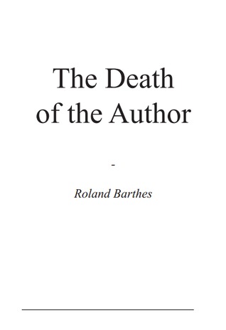 The Death of the Author