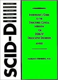 Structured Clinical Interview for Dsm-Iv(r) Dissociative Disorders (Scid-D-R)