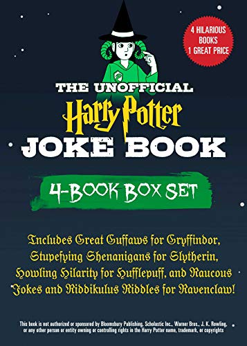 The Unofficial Harry Potter Joke Book 4-Book Box Set: Includes Great Guffaws for Gryffindor, Stupefying Shenanigans for Slytherin, Howling Hilarity for ... Jokes and Riddikulus Riddles for Ravenclaw!