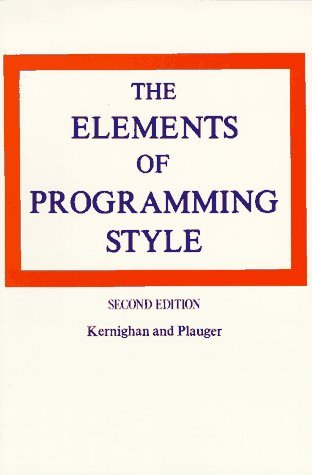 The Elements of Programming Style