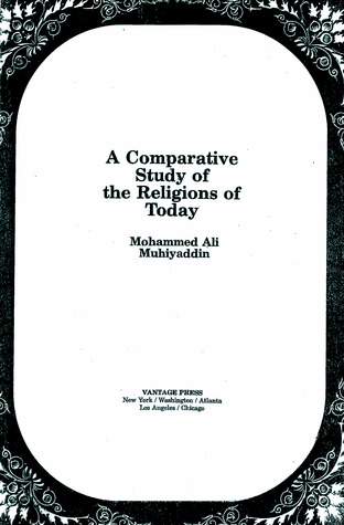 A Comparative Study of the Religions of Today