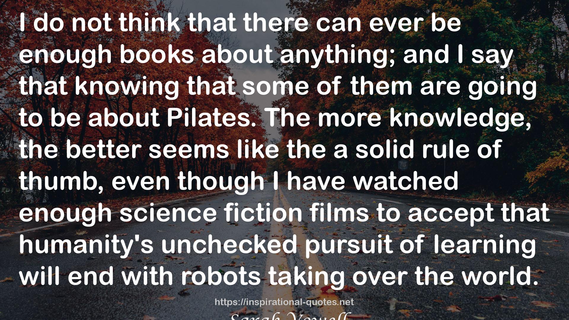 enough science fiction films  QUOTES