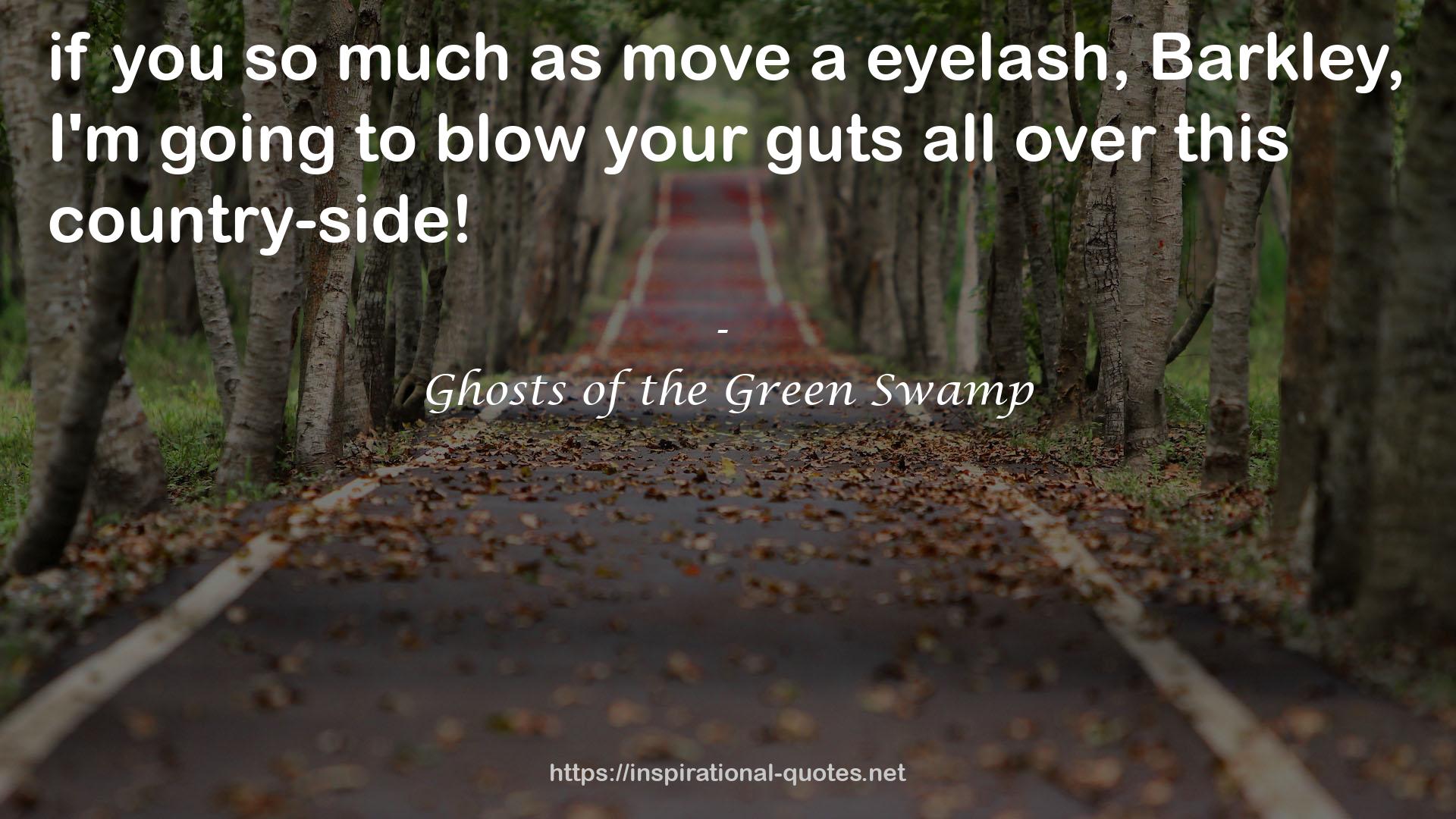 Ghosts of the Green Swamp QUOTES