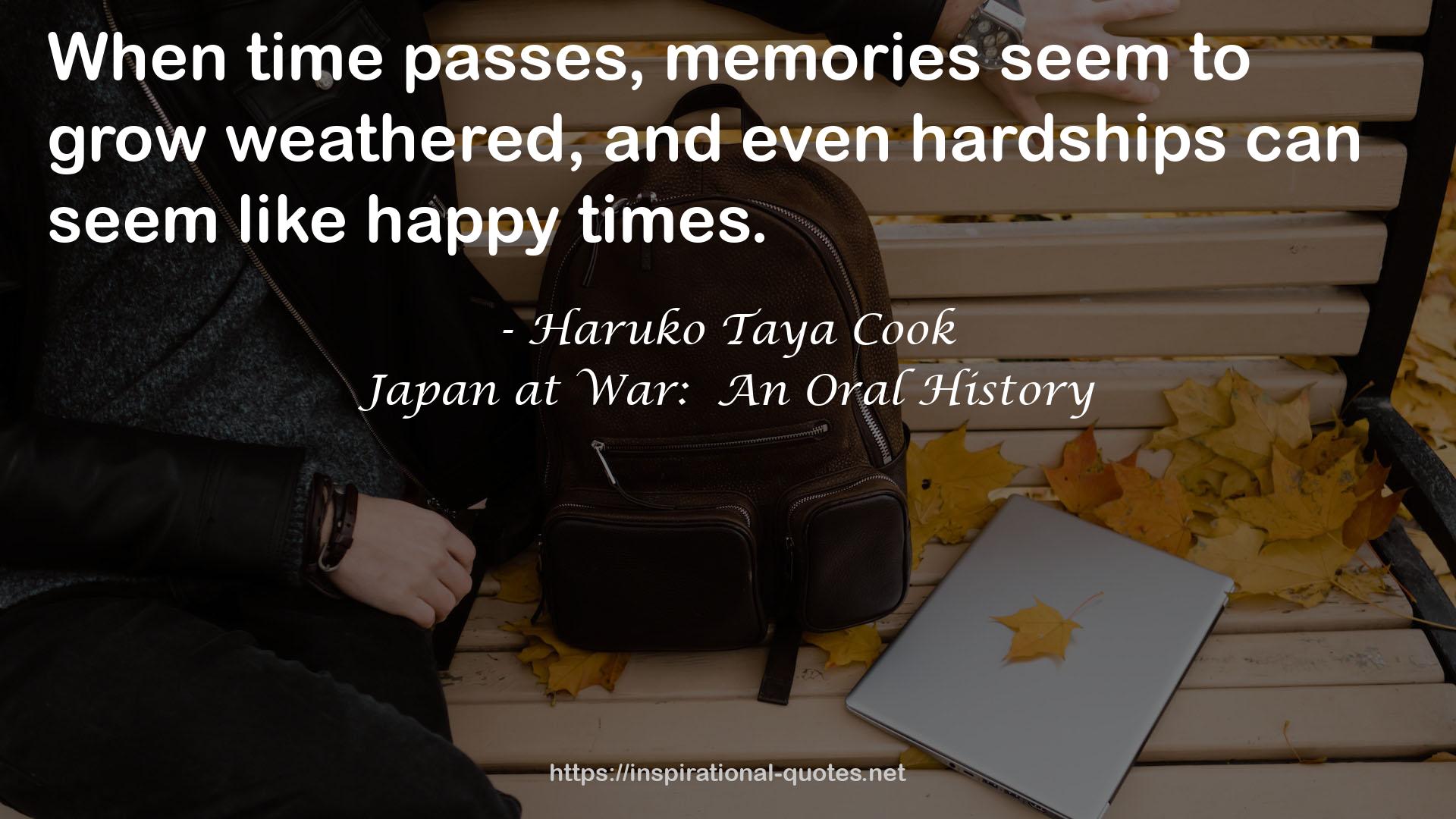 Haruko Taya Cook QUOTES