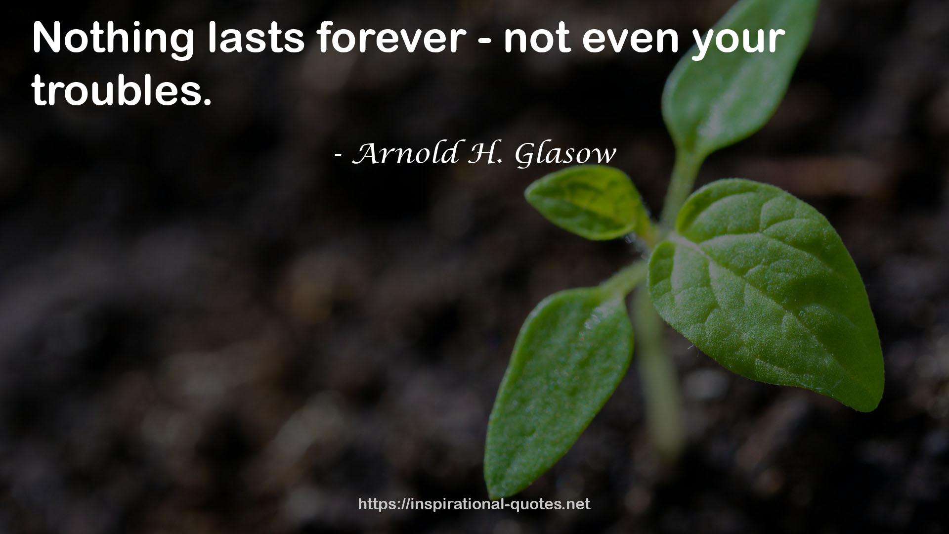 Arnold H. Glasow QUOTES