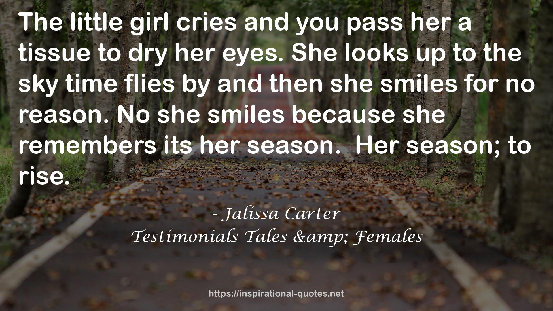 Jalissa Carter QUOTES