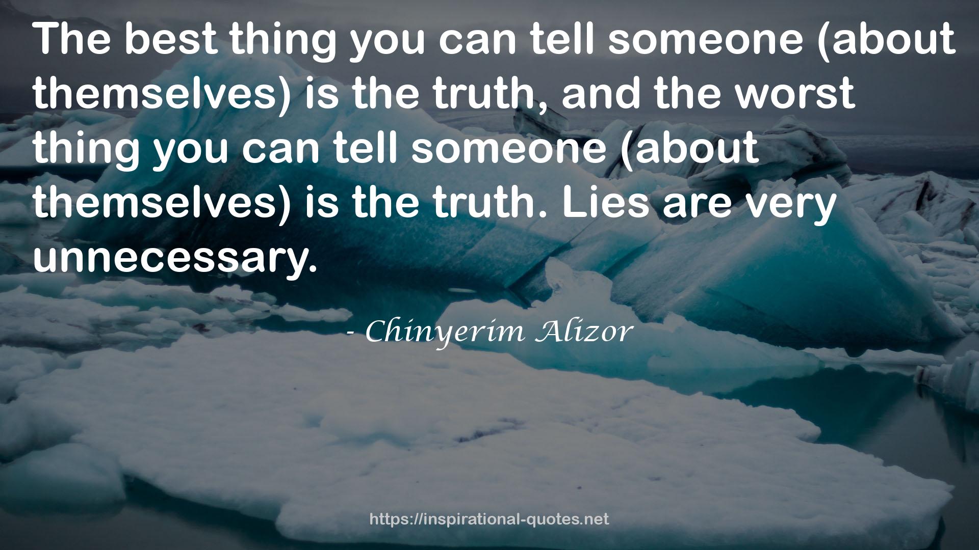 Chinyerim Alizor QUOTES