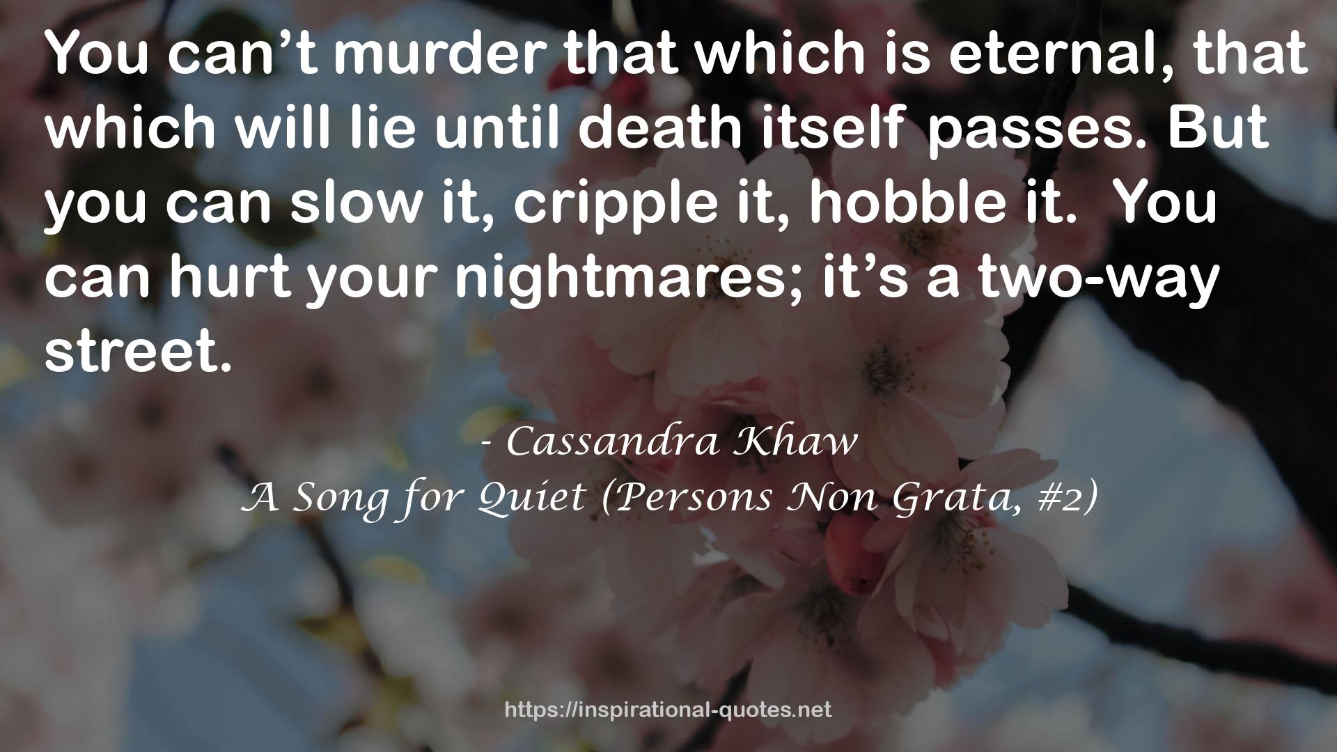 Cassandra Khaw QUOTES