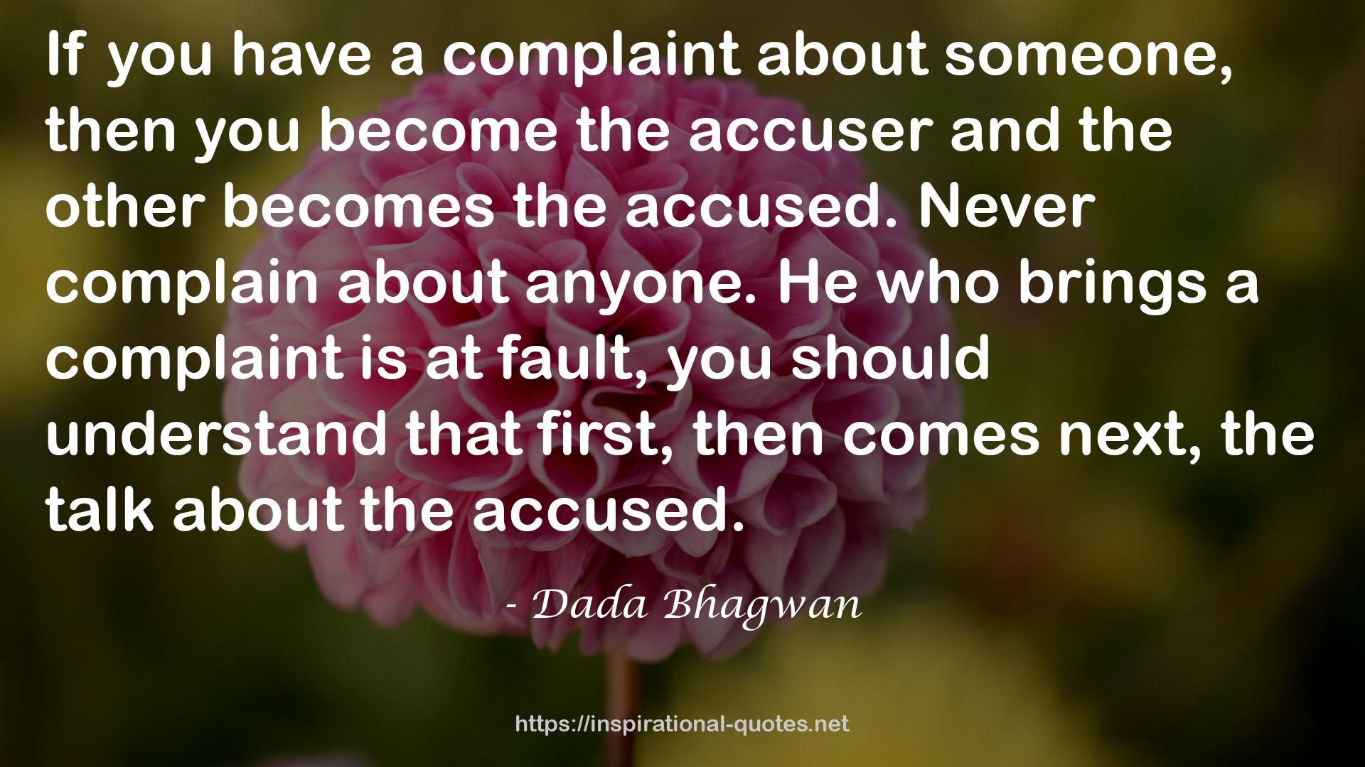 complain  QUOTES