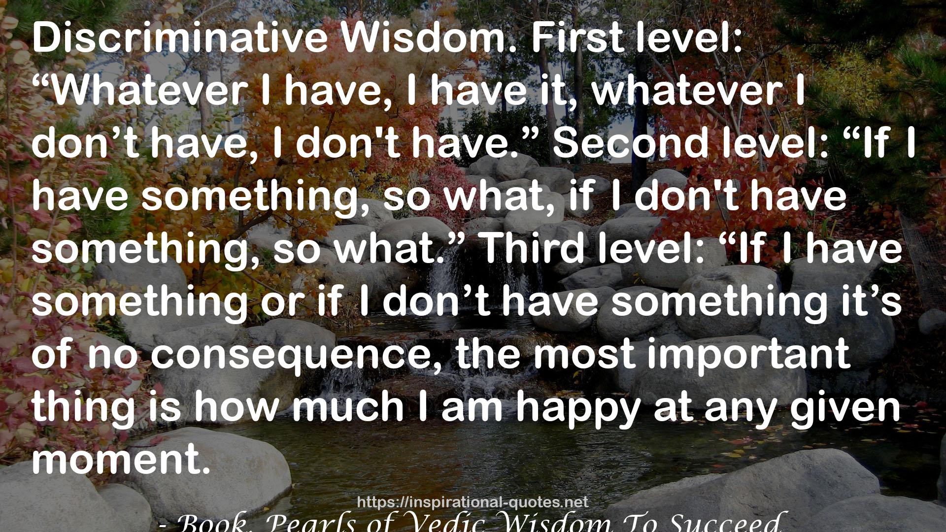 Book, Pearls of Vedic Wisdom To Succeed QUOTES