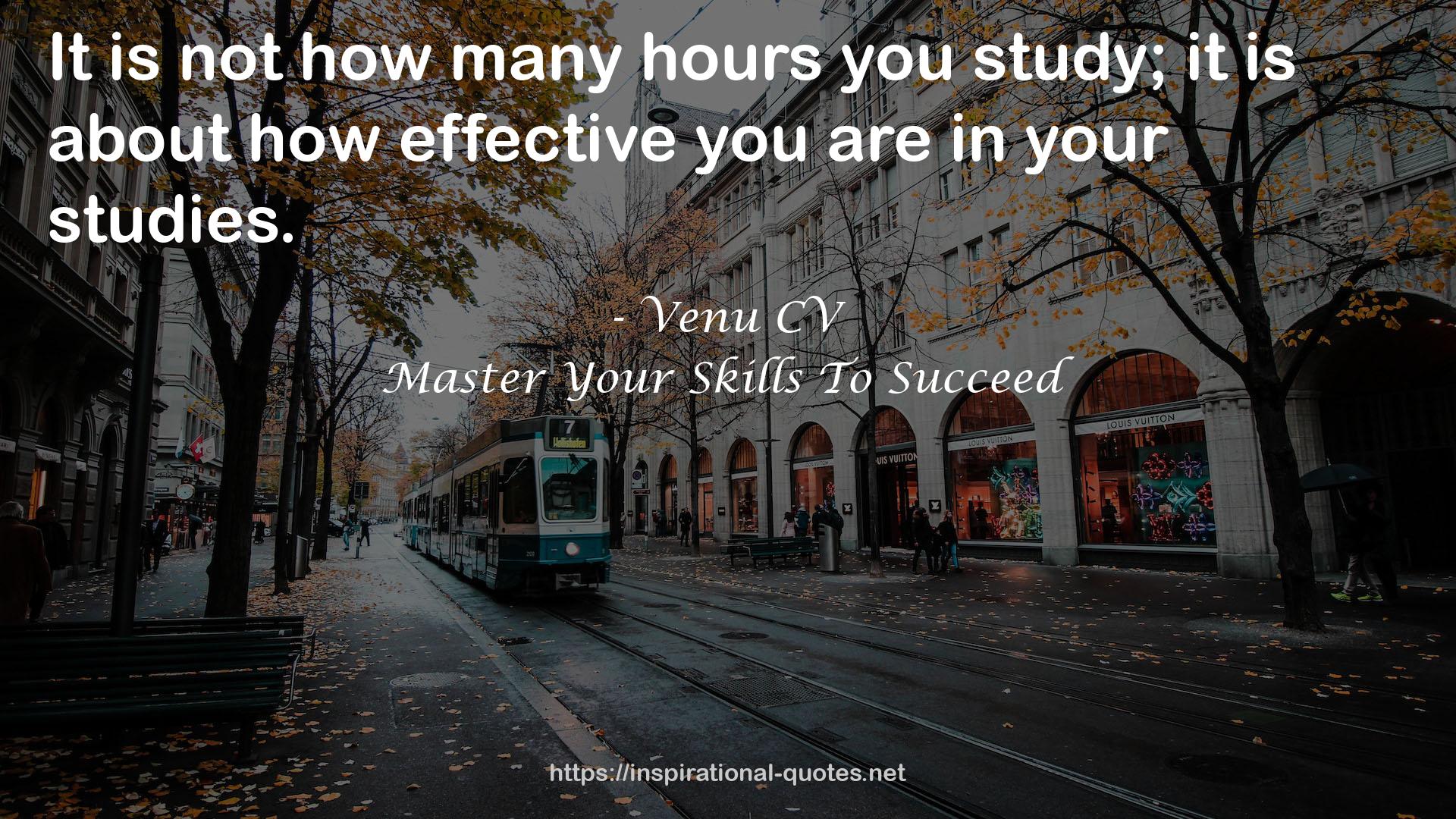 Master Your Skills To Succeed QUOTES