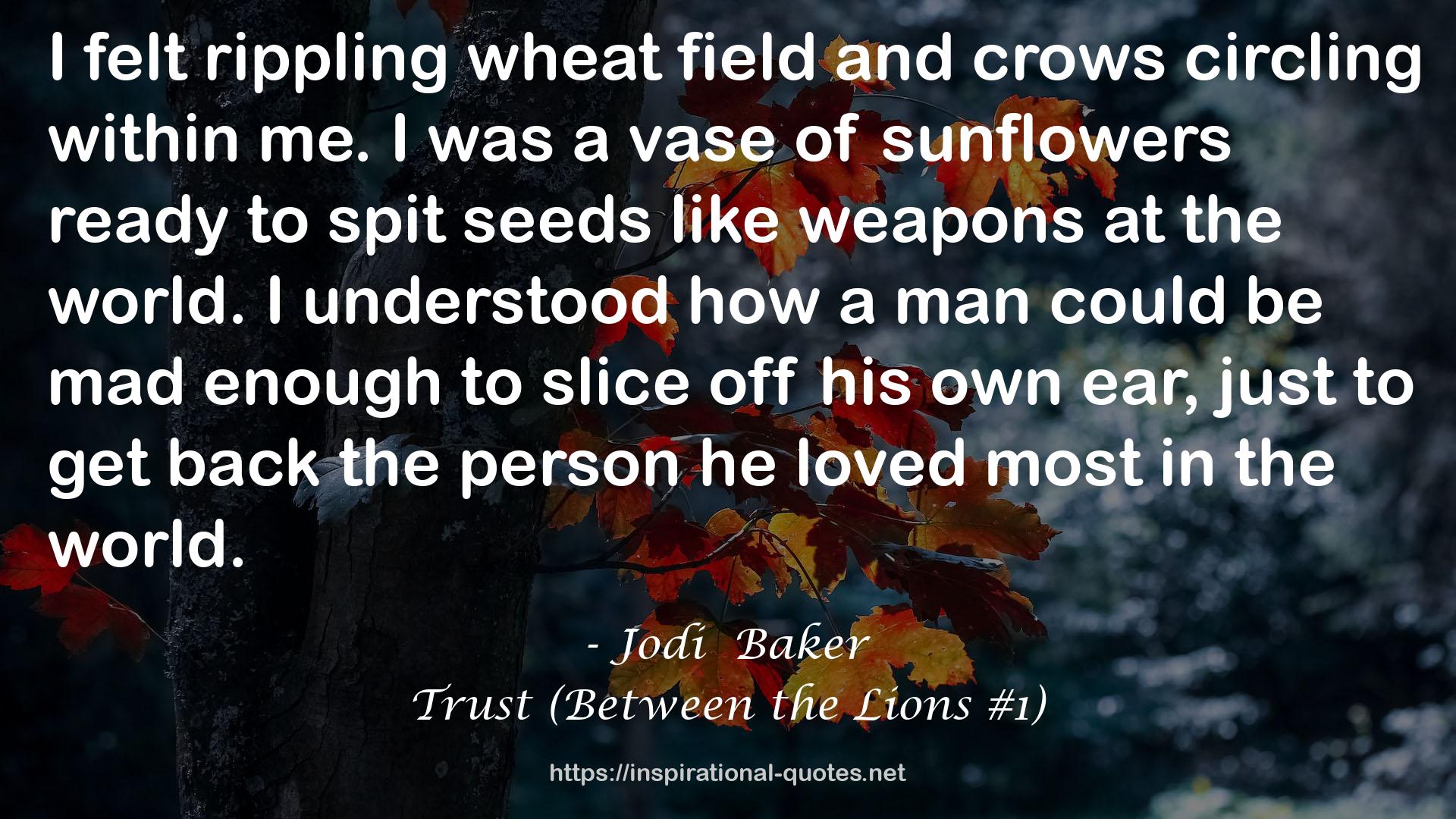 Trust (Between the Lions #1) QUOTES