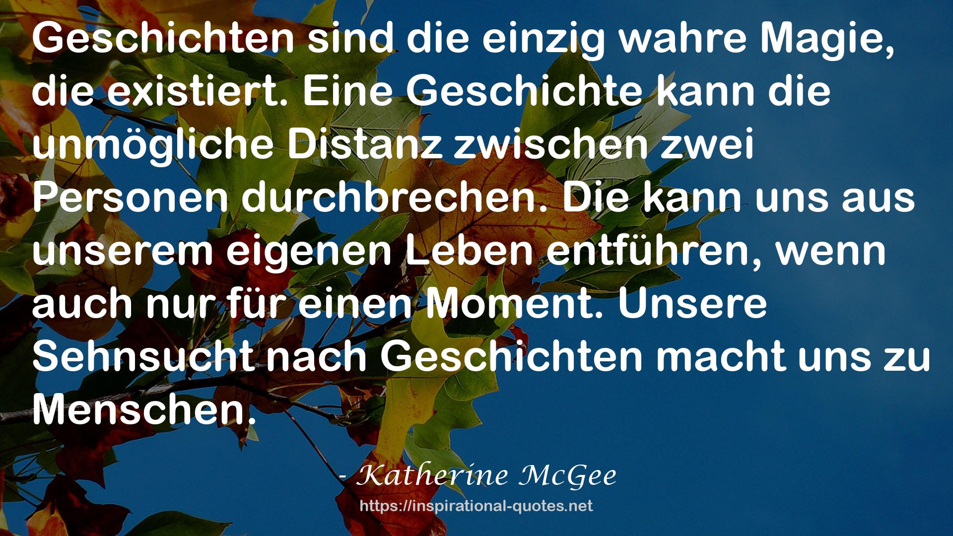 Katherine McGee QUOTES