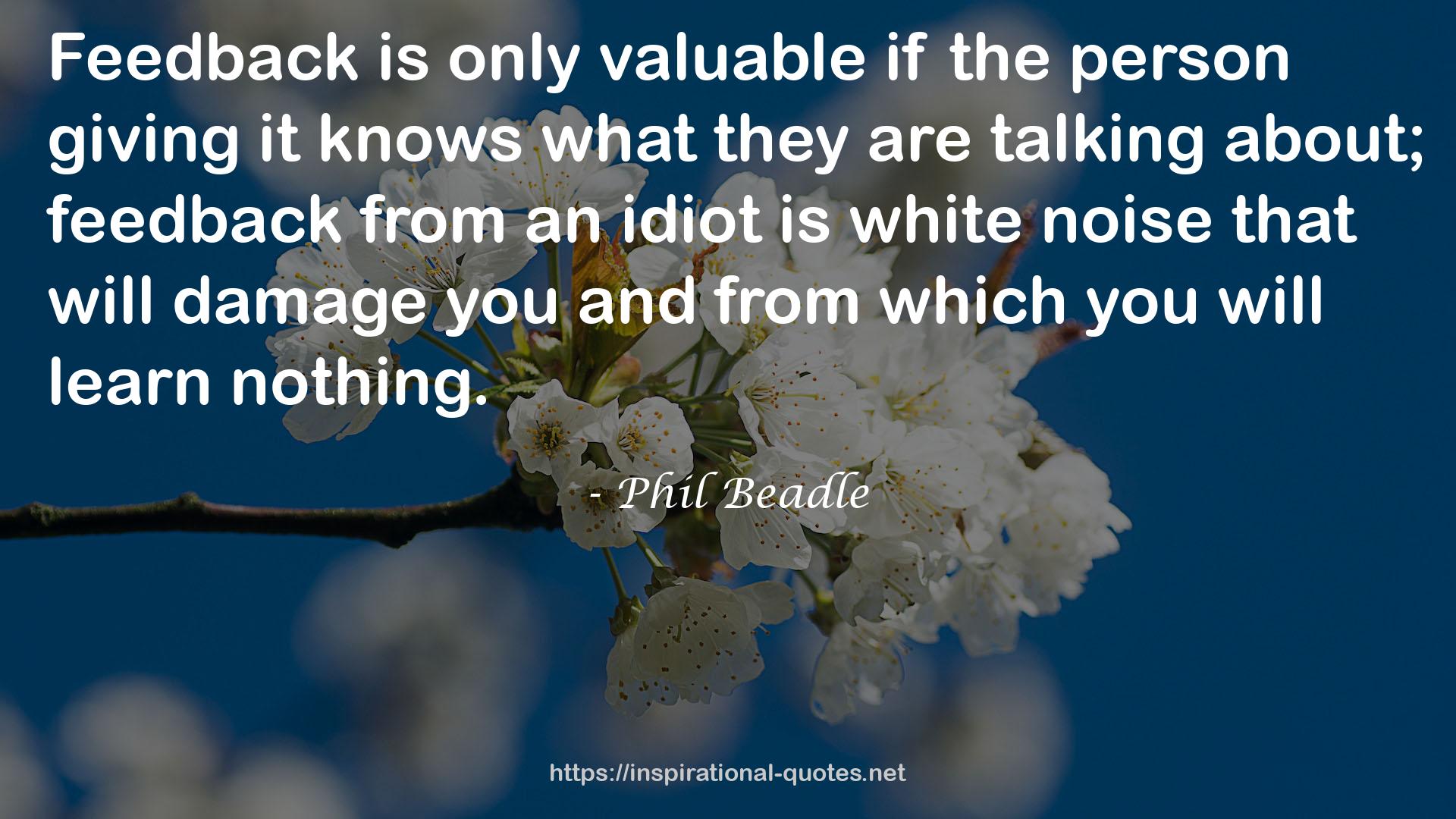 Phil Beadle QUOTES