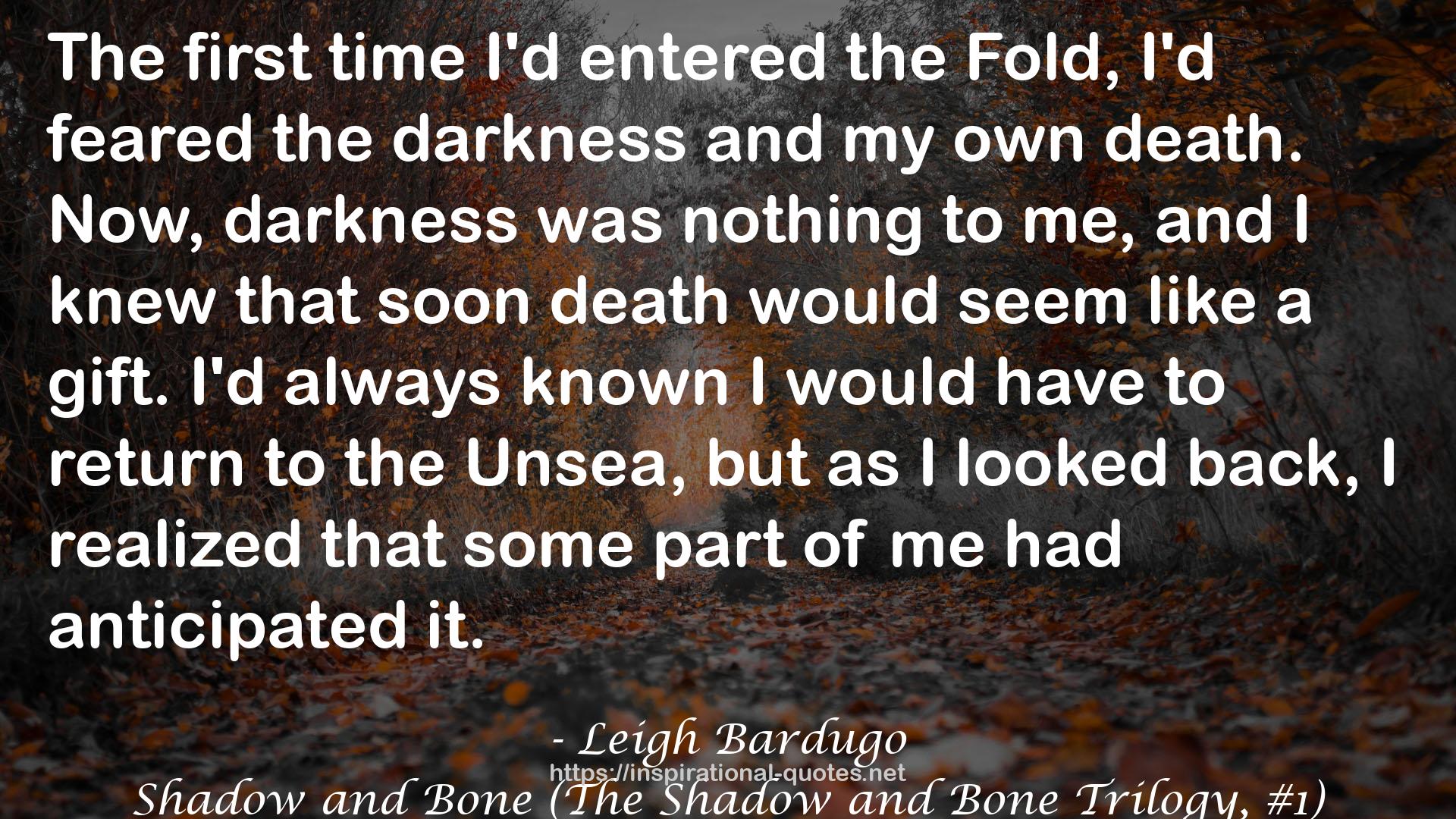 Shadow and Bone (The Shadow and Bone Trilogy, #1) QUOTES