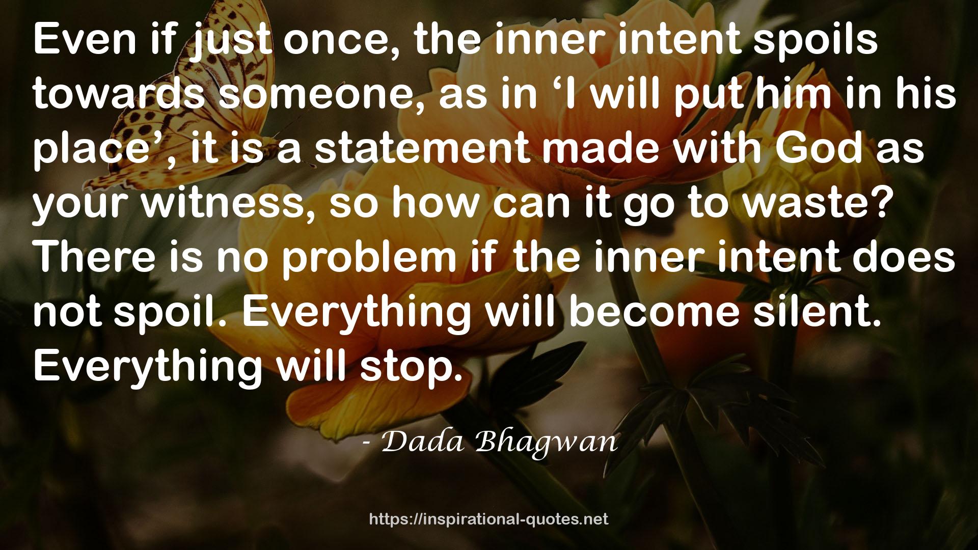 inner intent  QUOTES