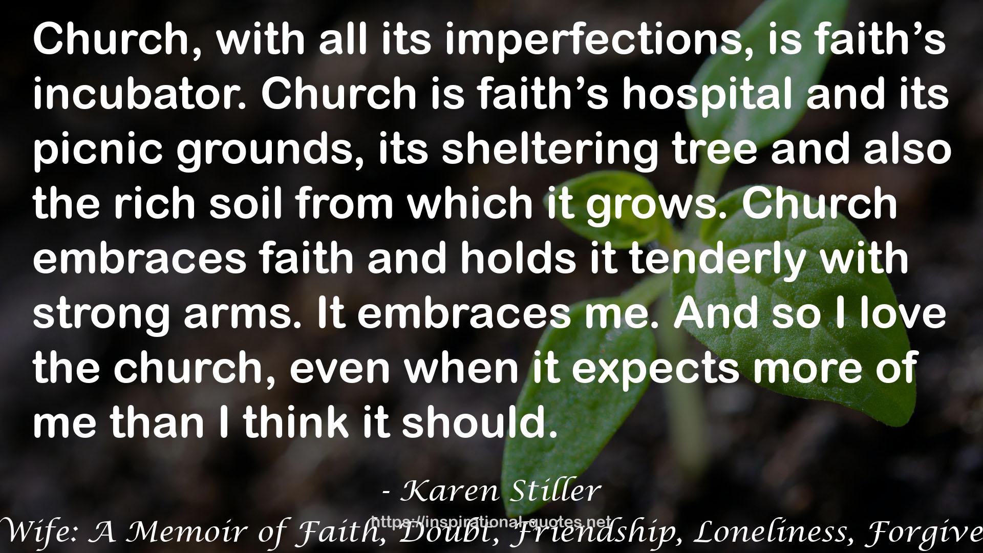 Karen Stiller QUOTES