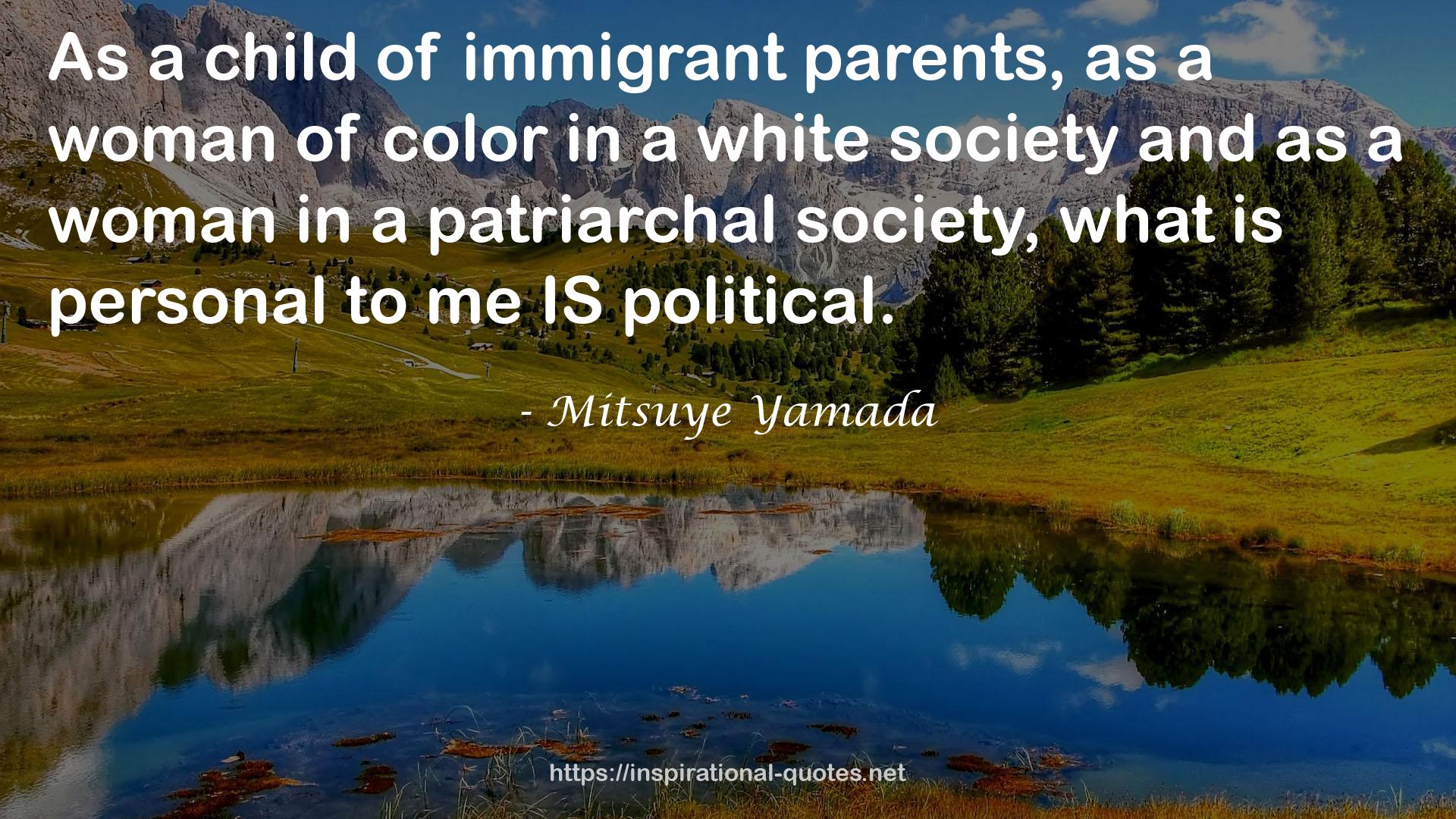 Mitsuye Yamada QUOTES