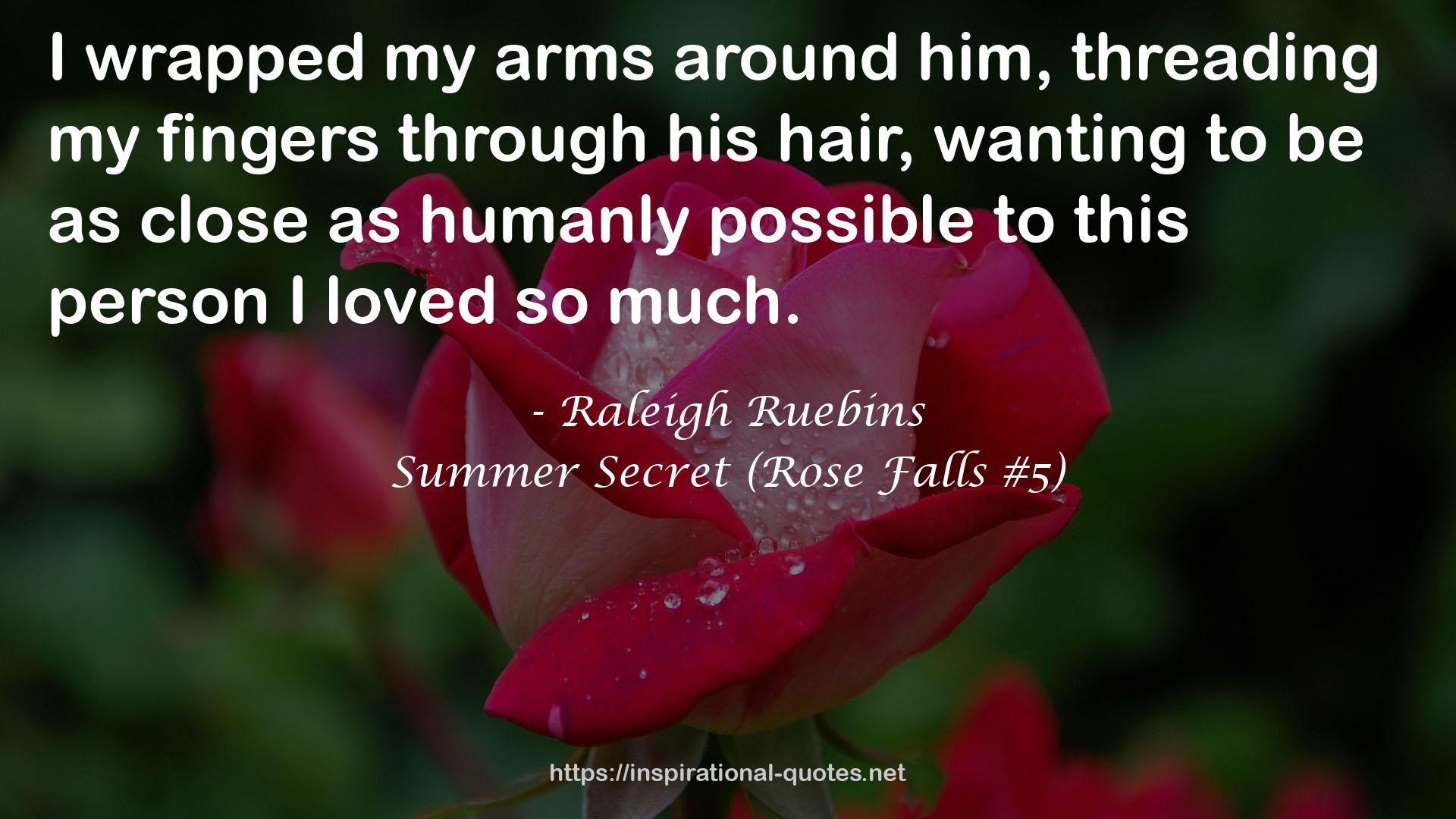 Summer Secret (Rose Falls #5) QUOTES