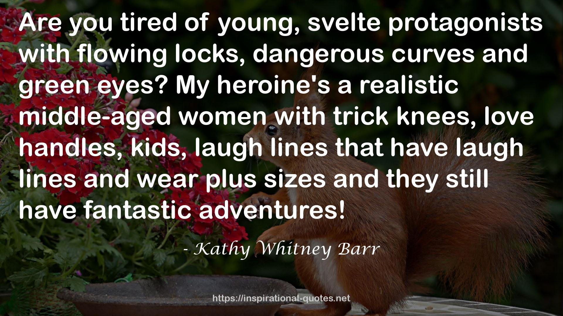 Kathy Whitney Barr QUOTES