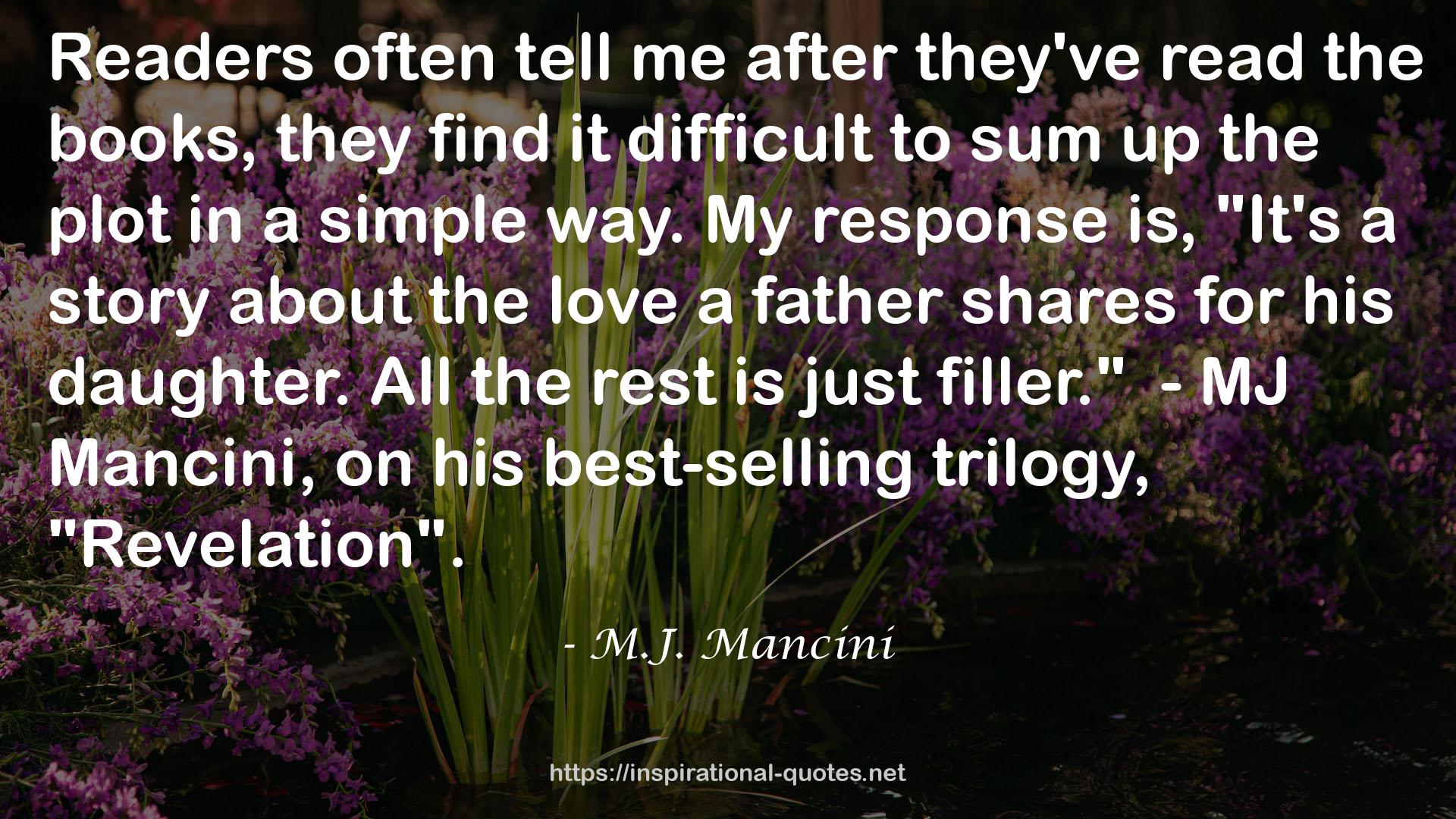 M.J. Mancini QUOTES