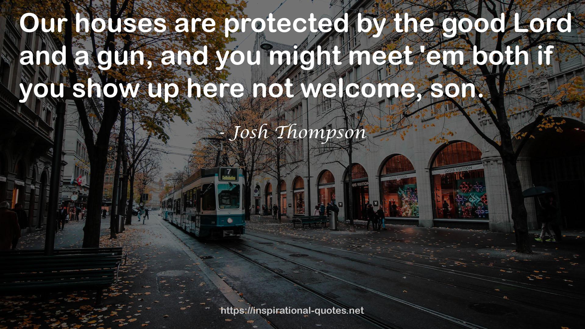 Josh Thompson QUOTES