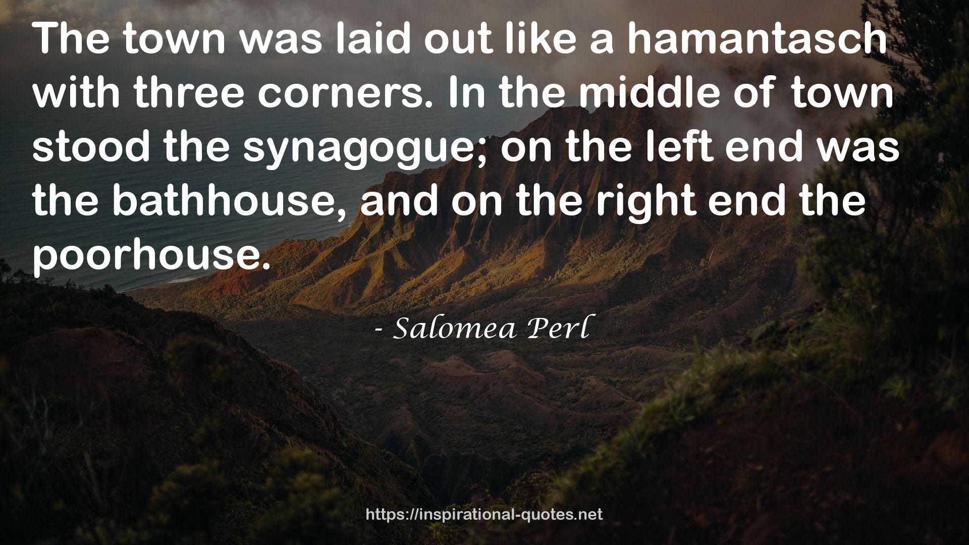Salomea Perl QUOTES