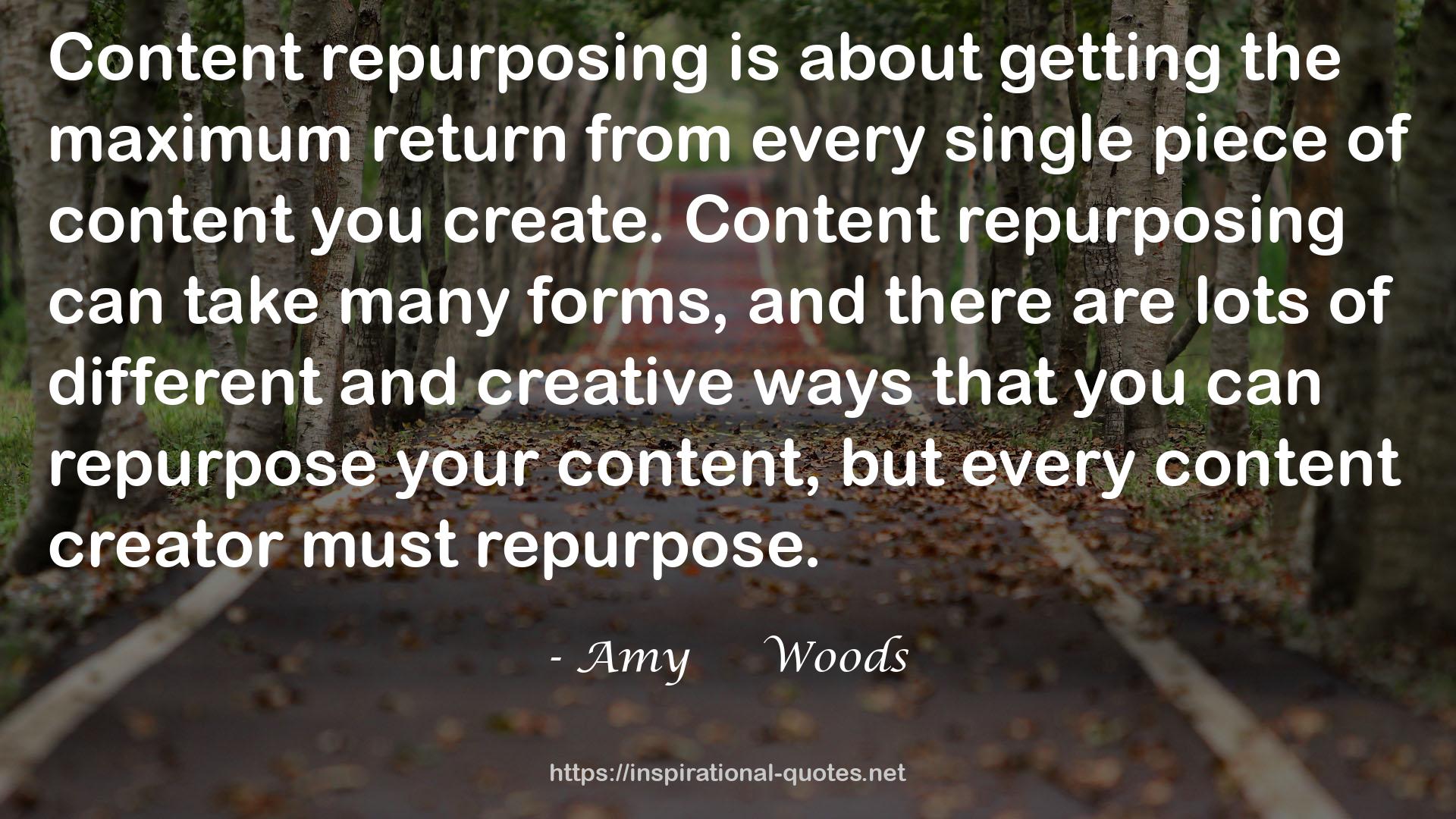 Amy     Woods QUOTES