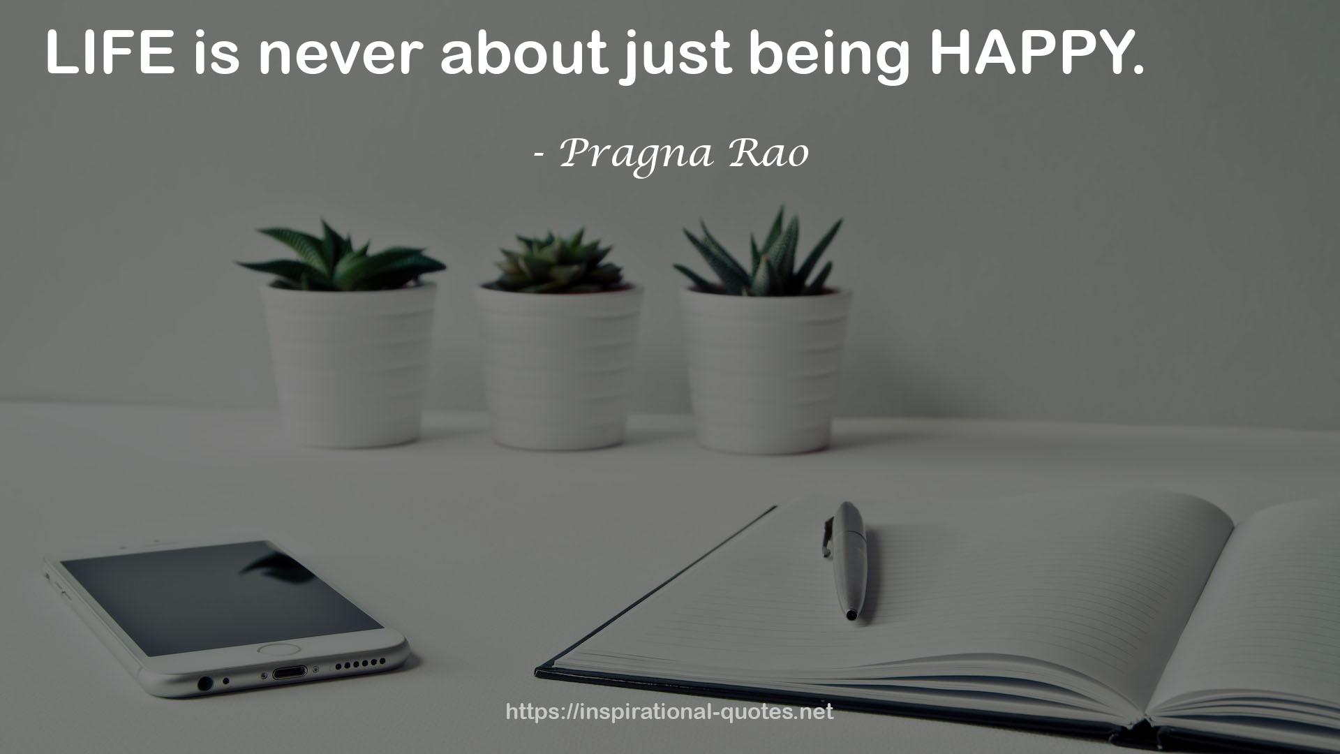 Pragna Rao QUOTES