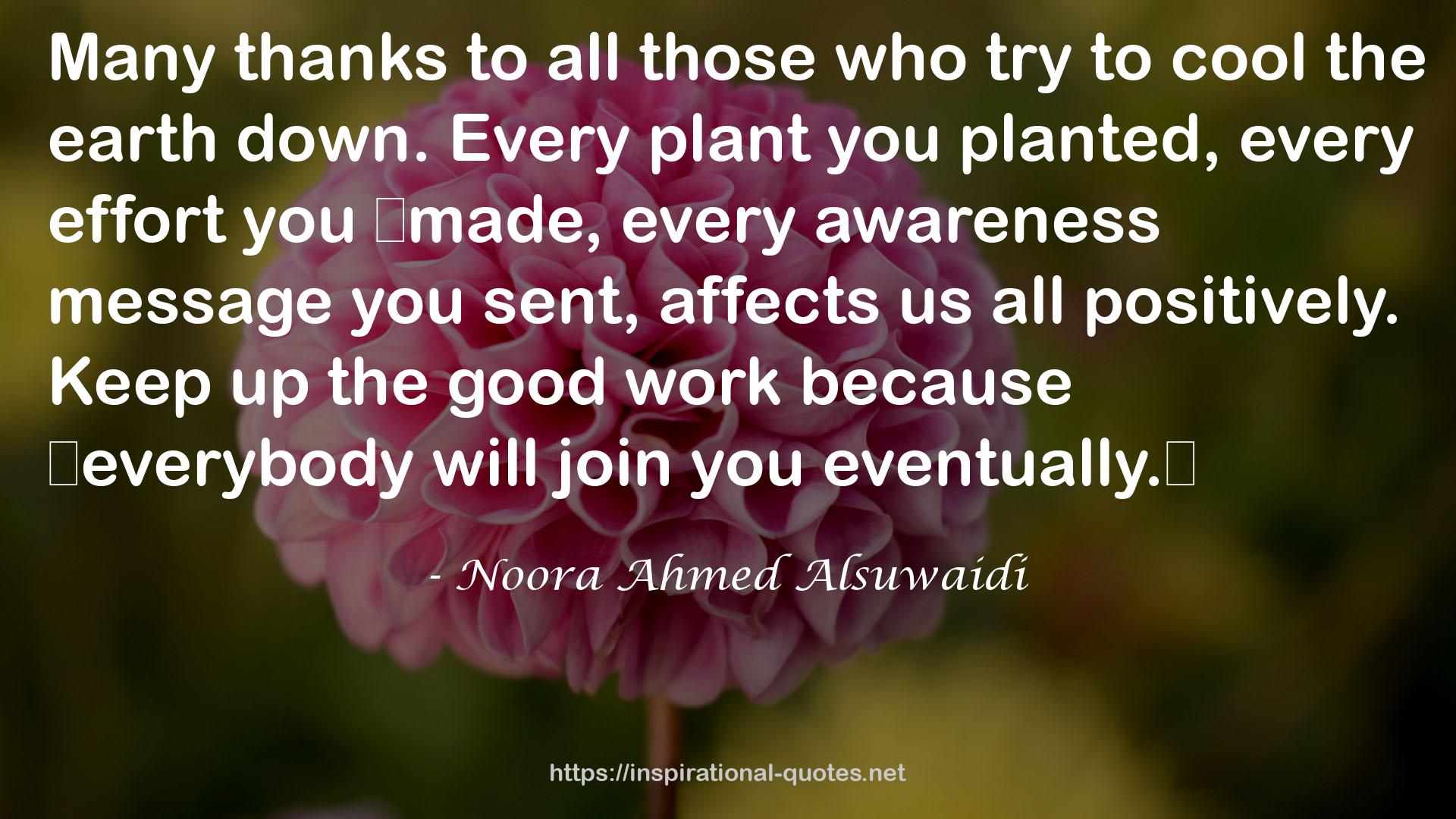 Noora Ahmed Alsuwaidi QUOTES