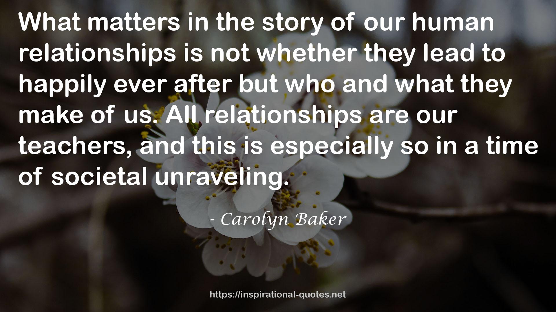 Carolyn Baker QUOTES