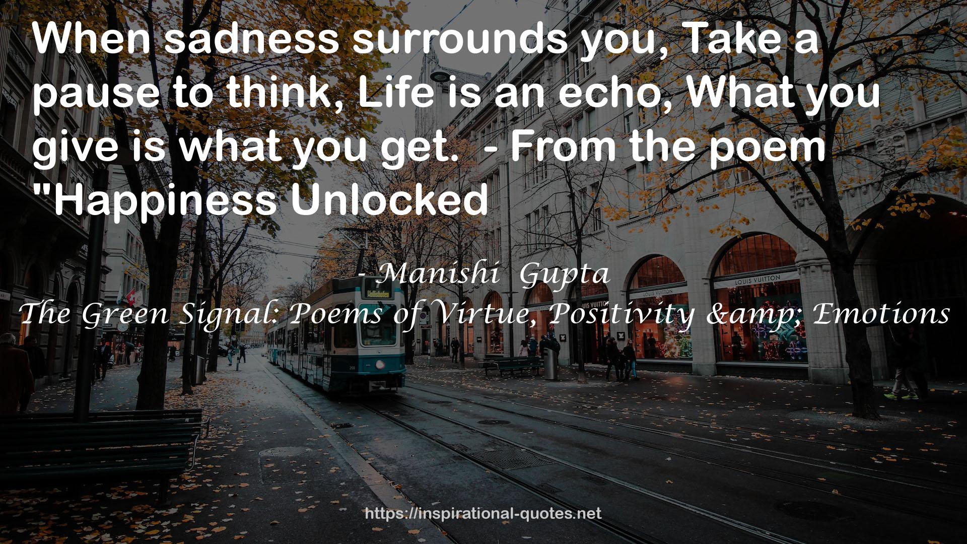 Manishi  Gupta QUOTES