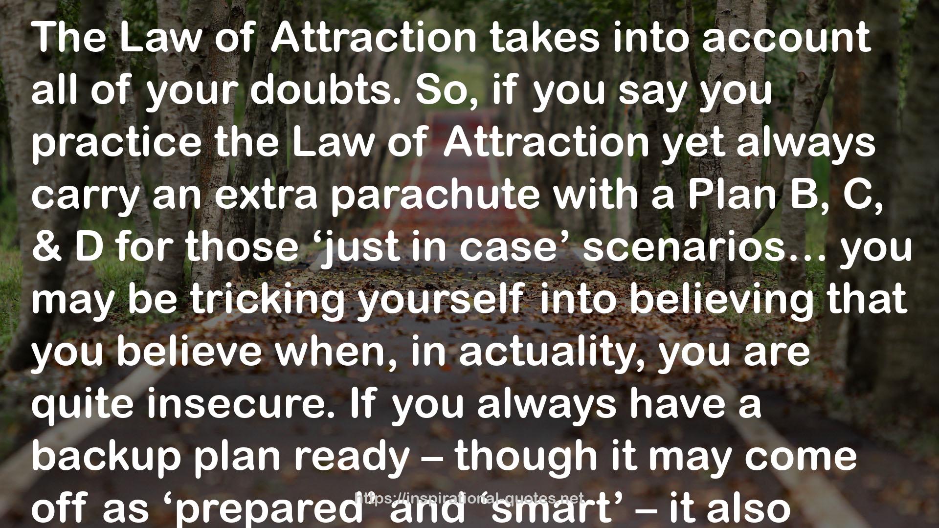 an extra parachute  QUOTES