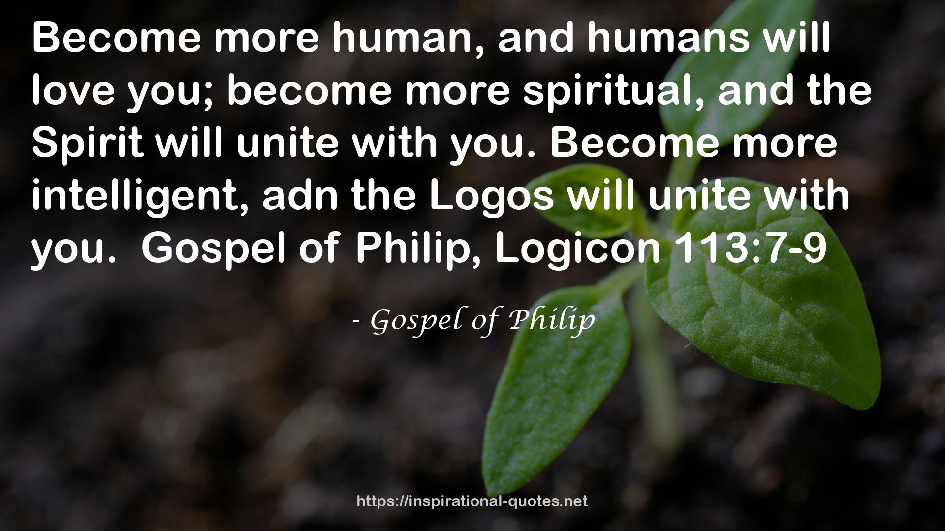Gospel of Philip QUOTES