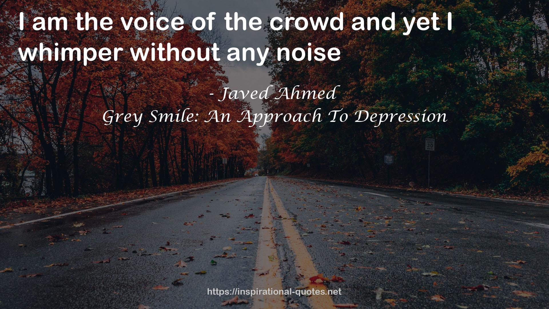 Grey Smile: An Approach To Depression QUOTES