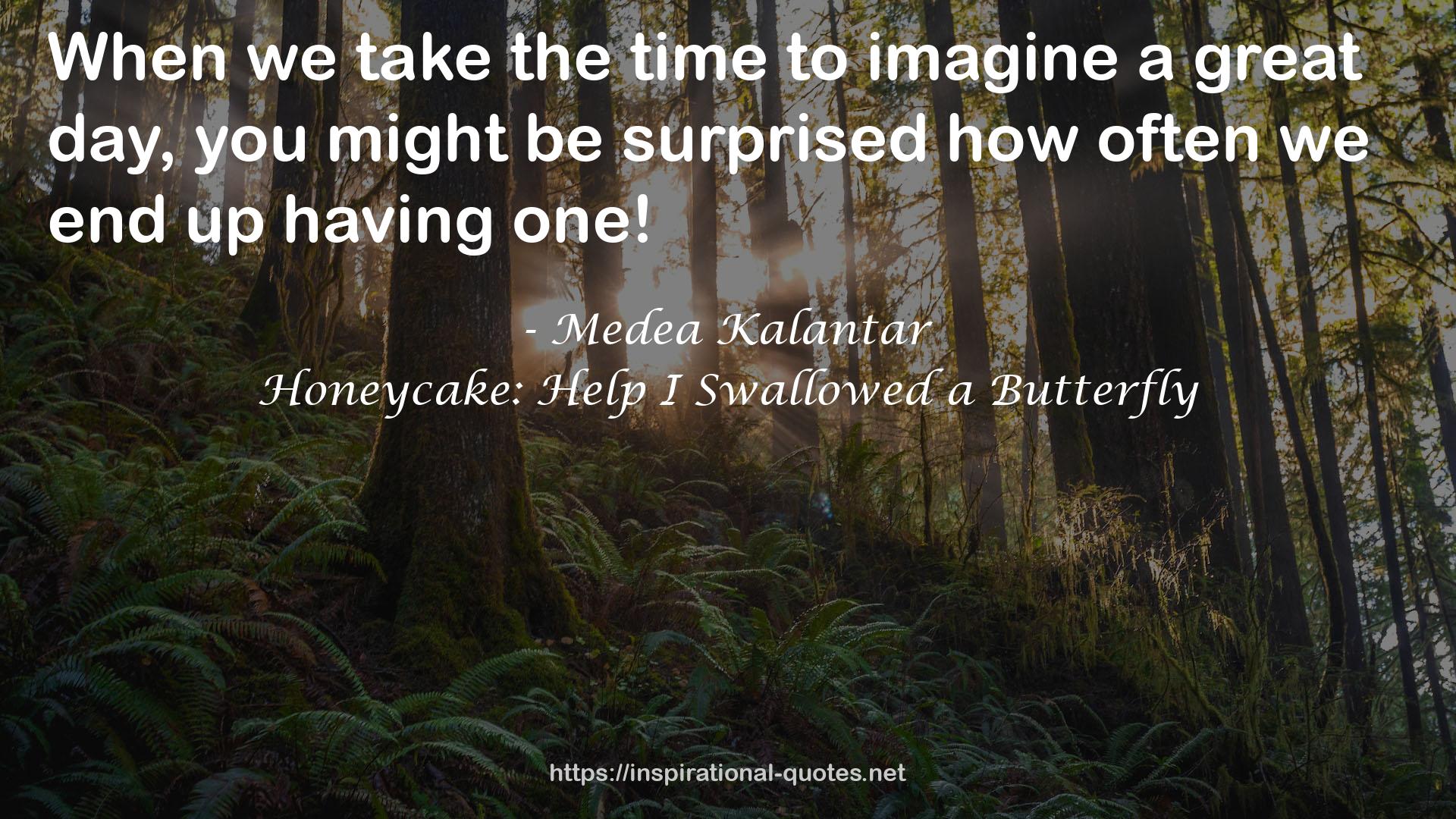 Honeycake: Help I Swallowed a Butterfly QUOTES