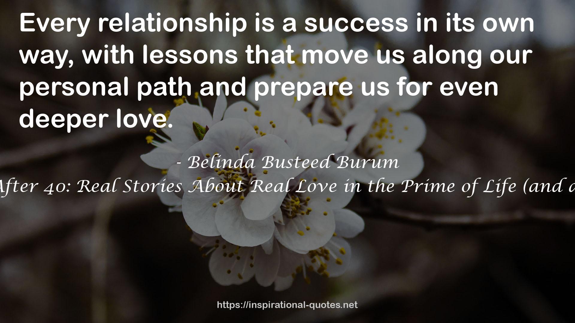 Belinda Busteed Burum QUOTES