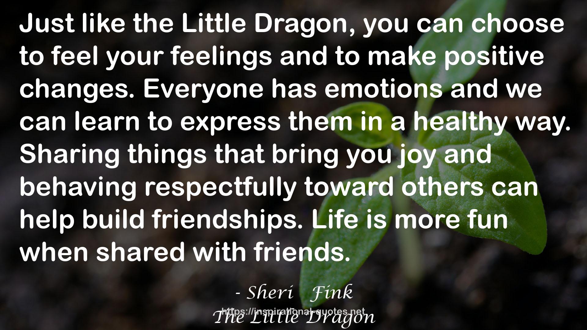 The Little Dragon QUOTES