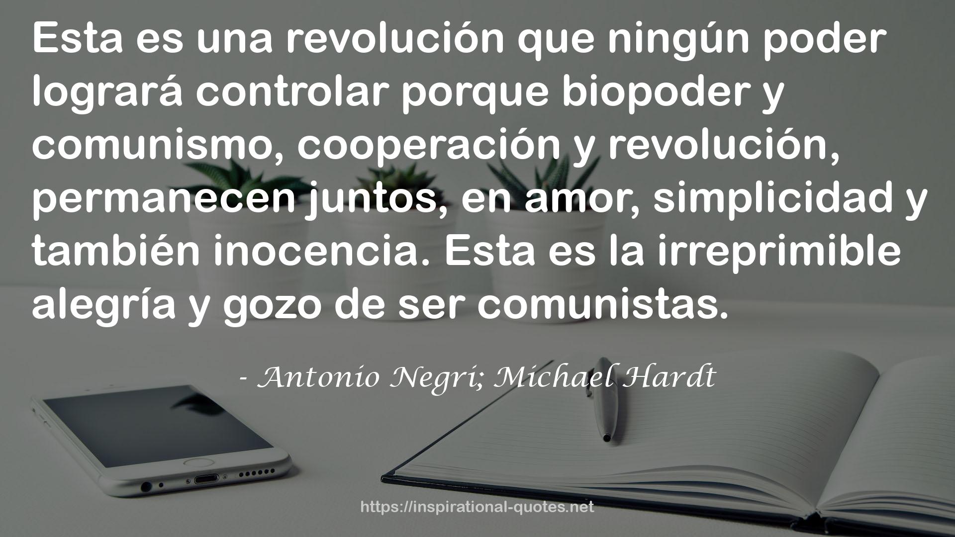 Antonio Negri; Michael Hardt QUOTES