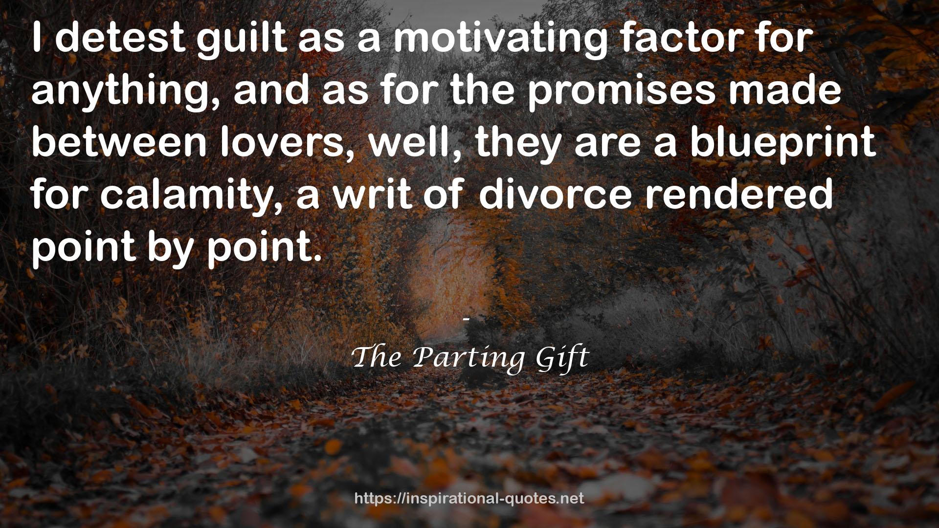 The Parting Gift QUOTES