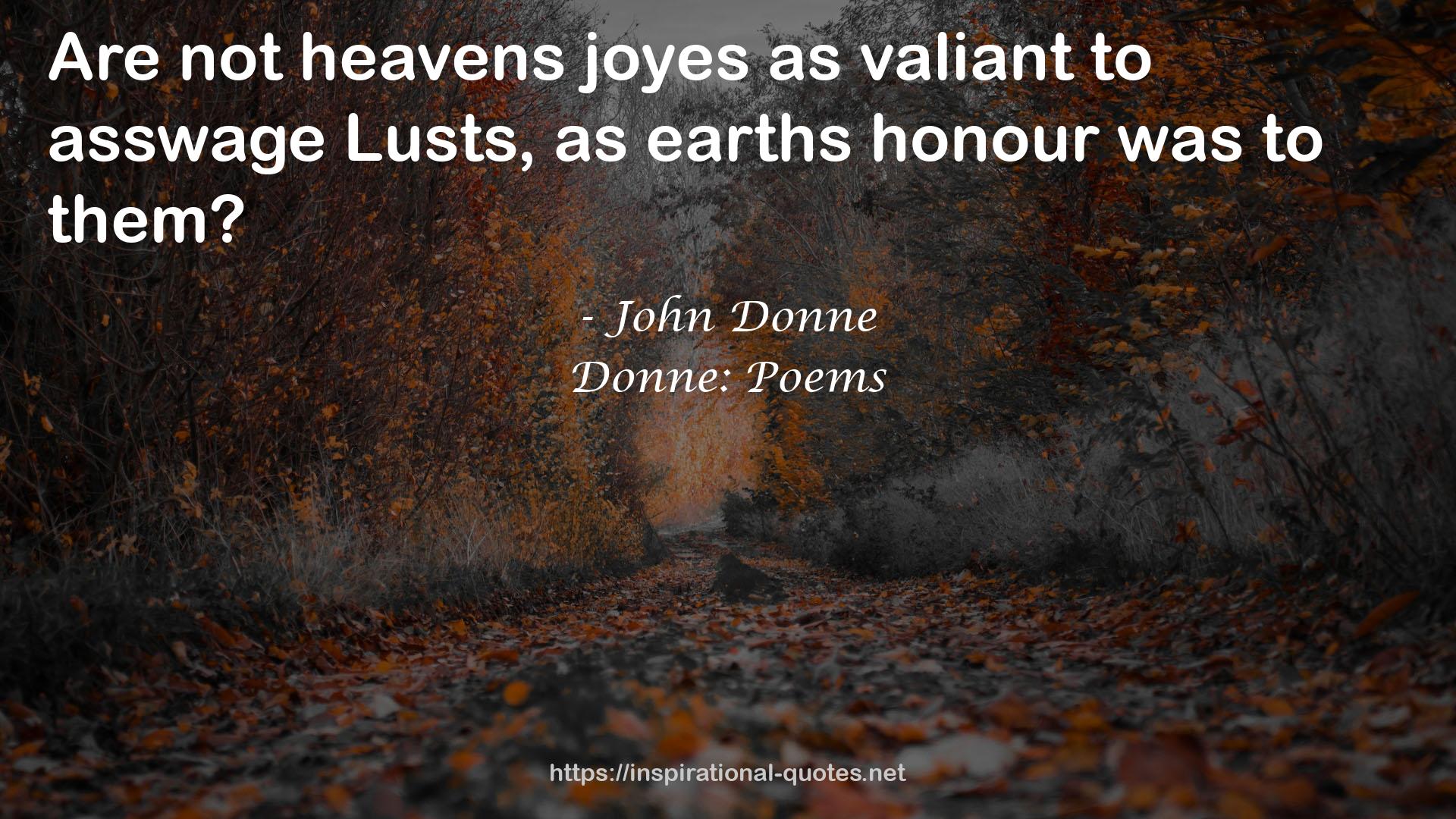 Donne: Poems QUOTES