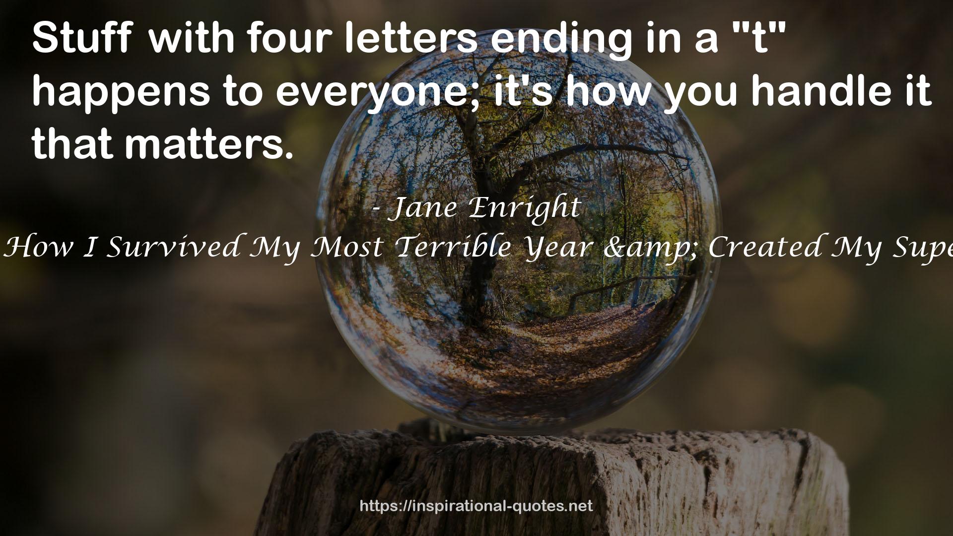 Jane Enright QUOTES