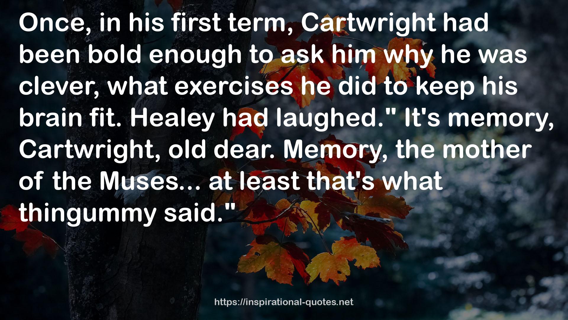 Cartwright  QUOTES